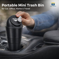 Bimla Traders Portable Mini Trash Bin for Car, Office, Home & Travel | Compact Garbage Organizer for Vehicle, Desk, Table & Kitchen | Car Accessories
