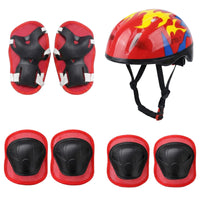 Bimla Traders Kids Safety Gear Set with Helmet | Knee Pads, Elbow Pads & Wrist Guards | Protective Kit for Skating & Cycling