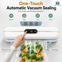 Bimla Traders Vacuum Sealer Machine – Food Preservation & Vacuum Packaging for Snacks, Vegetables, Meat | Small Kitchen Appliance for Home & Garden | Easy Vacuum Sealing for Freshnes. Pack of 1