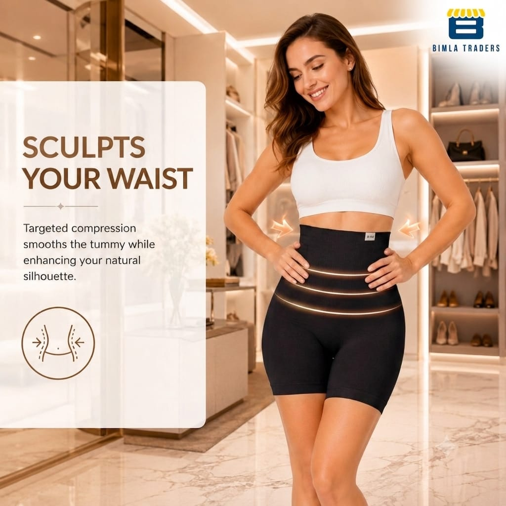 Bimla Traders Women's Tummy Tucker Shapewear Panty | High Waist Tummy Control Underwear