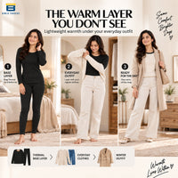 Bimla Traders Women's Thermal Top & Bottom Set | Warm Winter Innerwear