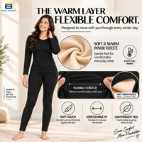 Bimla Traders Women's Thermal Top & Bottom Set | Warm Winter Innerwear