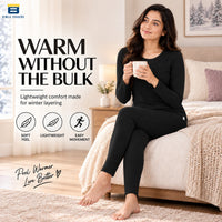 Bimla Traders Women's Thermal Top & Bottom Set | Warm Winter Innerwear