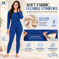 Bimla Traders Women's Thermal Top & Bottom Set | Warm Winter Innerwear