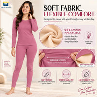 Bimla Traders Women's Thermal Top & Bottom Set | Warm Winter Innerwear