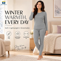 Bimla Traders Women's Thermal Top & Bottom Set | Warm Winter Innerwear