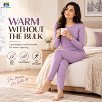 Bimla Traders Women's Thermal Top & Bottom Set | Warm Winter Innerwear