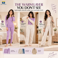 Bimla Traders Women's Thermal Top & Bottom Set | Warm Winter Innerwear