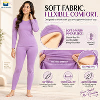 Bimla Traders Women's Thermal Top & Bottom Set | Warm Winter Innerwear