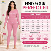 Bimla Traders Women's Thermal Top & Bottom Set | Warm Winter Innerwear