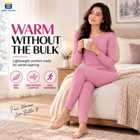Bimla Traders Women's Thermal Top & Bottom Set | Warm Winter Innerwear