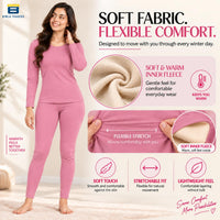 Bimla Traders Women's Thermal Top & Bottom Set | Warm Winter Innerwear
