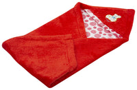 BTfash Newborn Baby Light Weight Fur Lined Hodded Blanket or Wrapper or Sleeping Bag - Pack of 1