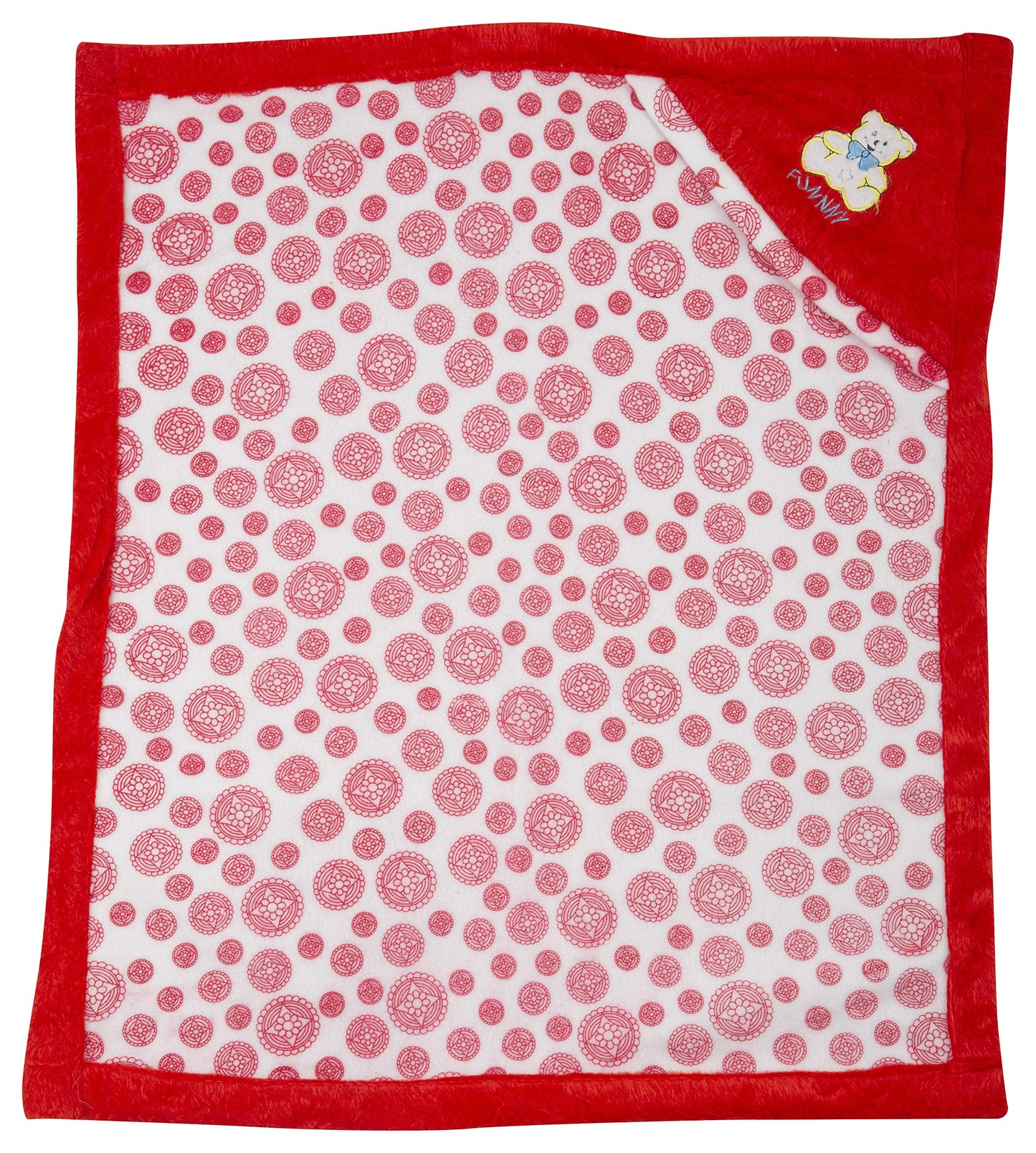 BTfash Newborn Baby Light Weight Fur Lined Hodded Blanket or Wrapper or Sleeping Bag - Pack of 1