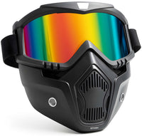 Bimla Traders Goggle Mask Anti Scratch UV Protective Open Face & Eyewear Windproof Unisex