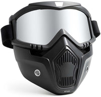 Bimla Traders Goggle Mask Anti Scratch UV Protective Open Face & Eyewear Windproof Unisex