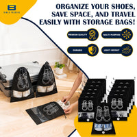 Bimla Traders Shoes Bag for Travel & Storage organizer for Men & Women | Travel Accessories | Shoe Organizer | Shoe Cover for Travel Essentials