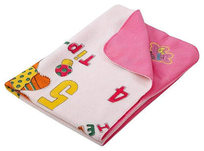 BTfash Double Layered Wrapping Sheet Baby Blanket for Babies (Pack of 1)