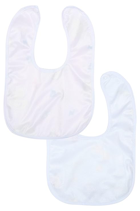 BTfash Babies Soft Button bib for Feeding, Crumb Catcher