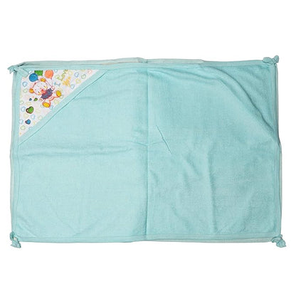 BTfash Baby 2 Layered Towel and Cotton Plastic Waterproof, Reusable Super Soft Wrapping Blanket and Mattress Protector