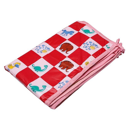 BTfash Baby 2 Layered Towel and Cotton Plastic Waterproof, Reusable Super Soft Wrapping Blanket and Mattress Protector