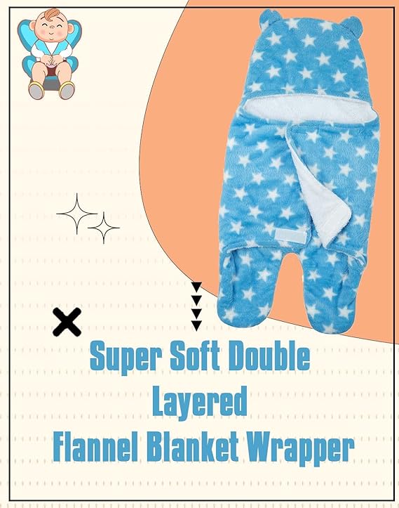 BTfash New Born Multi-Purpose Baby Boy's and Baby Girl's Blanket and Sleeping Bag