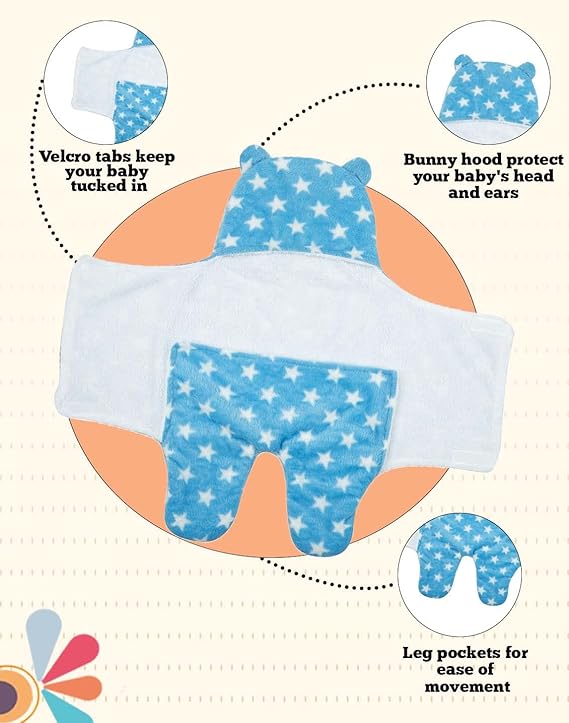 BTfash New Born Multi-Purpose Baby Boy's and Baby Girl's Blanket and Sleeping Bag