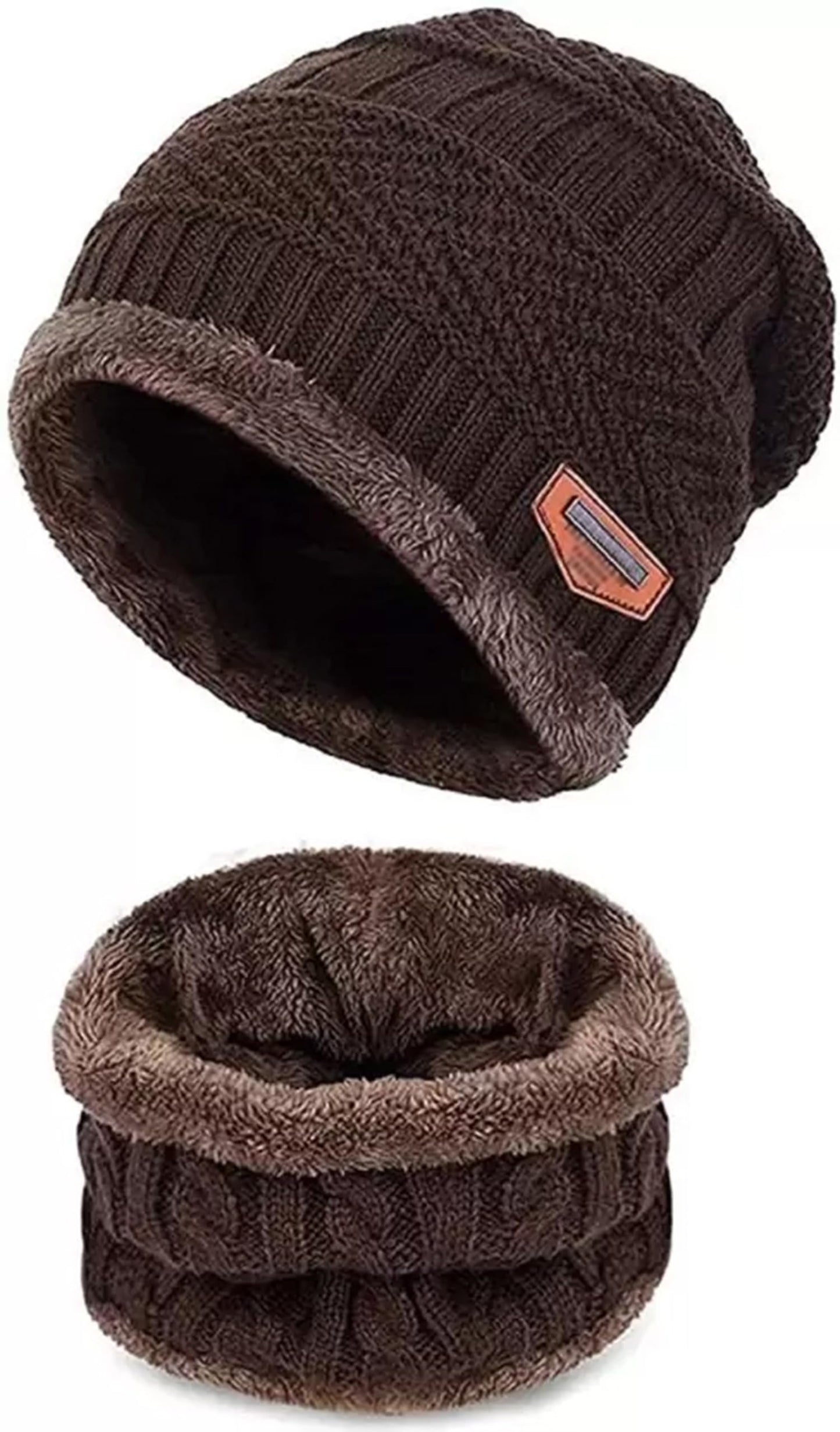 BTfash Mens Winter Beanie Hats Scarf Set (2 Piece Combo)