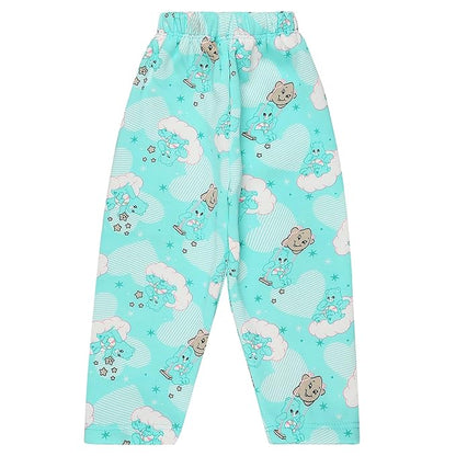 BTfash Unisex Kids Regular Fit PolyCotton Pajama Pants Pack of 3