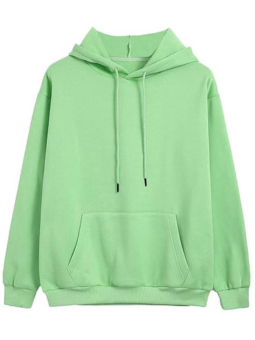 Bimla Traders Women's Permium Cotton Full Sleeve Stylish Pocket Hoddie.