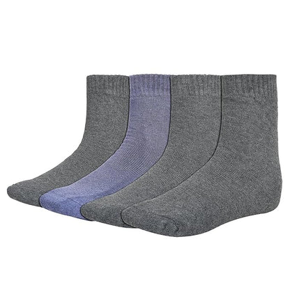 BTfash Mens Cotton Ankle Length Regular Socks (Pack of 4)