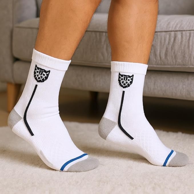BTfash Solid Ankle Compression Socks for Men & Women, Multicolor, Free Size