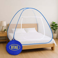 Btag Premium Mosquito NET Mosquito full bed Net | Extra Mosquito Protection | 30GSM Strong Net