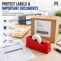 CRAE Transparent Packaging Cello Tape For Office, Home and E-Commerce Packing | 100M