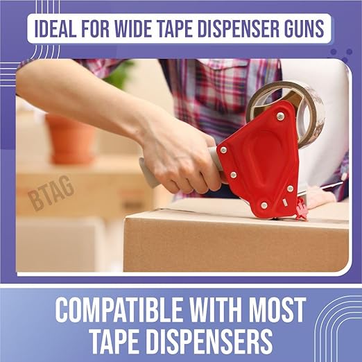 CRAE Brown Packaging Cello Tape For Office, Home and E-Commerce Packing | 100M