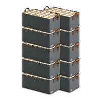 Crae Clothes, Foldable Clothes Storage Baskets for Wardrobe, Books, Saree, Shirts, Stationery Paper, Document Toy, with Handles |