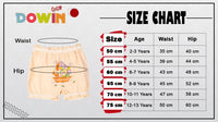 Dowin Boys and Girls 100% Cotton Bloomers(Pack of 6)