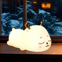 Deer Silicone Lamp for Baby, Boys & Girls Bedroom, Home Decoration