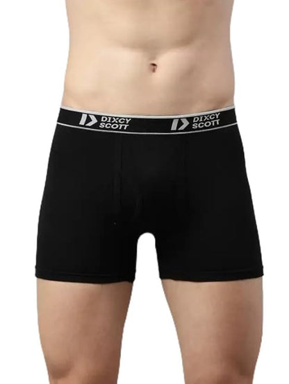 Dixcy Scott Men's Cotton Originals Trunk Snug Fit Solid Innerwear