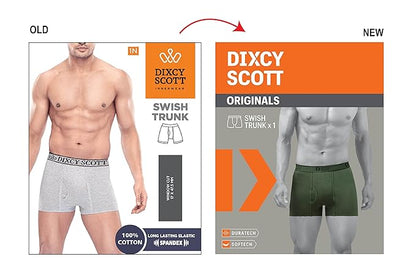 Dixcy Scott Men's Cotton TRUNK (Pack of 2)