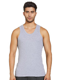 Dixcy Scott Men's Super Combed Cotton Round Neck Sleeveless Vest | Tag Free Comfort & Smartskin Technology