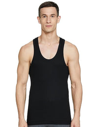 Dixcy Scott Men's Super Combed Cotton Round Neck Sleeveless Vest | Tag Free Comfort & Smartskin Technology