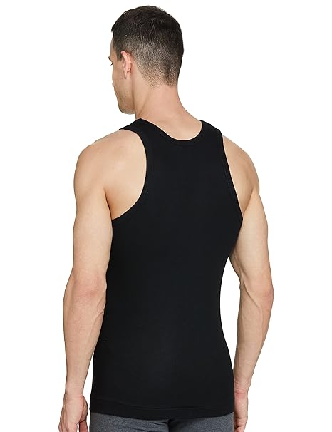 Dixcy Scott Men's Super Combed Cotton Round Neck Sleeveless Vest | Tag Free Comfort & Smartskin Technology