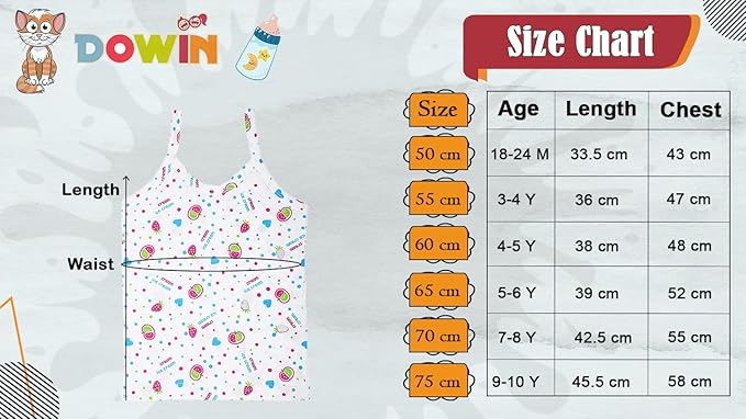 Dowin Girl's Cotton Slip (Pack of 6)
