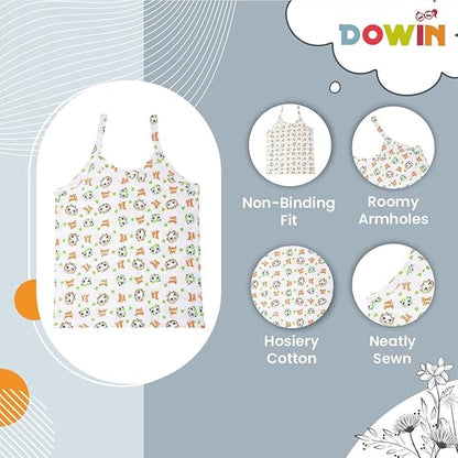 Dowin Girl's Cotton Slip (Pack of 6)