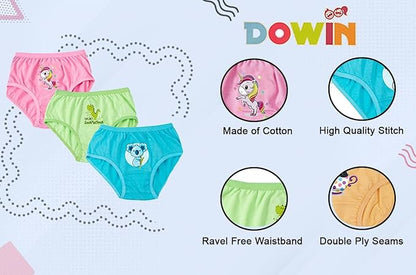 Dowin Girls Cotton Panty