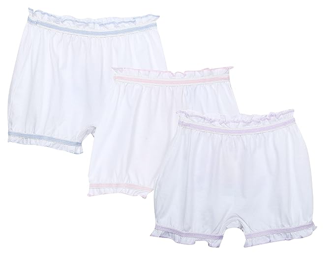 Dowin Boys and Girls 100% Cotton Bloomers(Pack of 6)