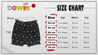 Dowin Boys and Girls 100% Cotton Bloomers(Pack of 3)