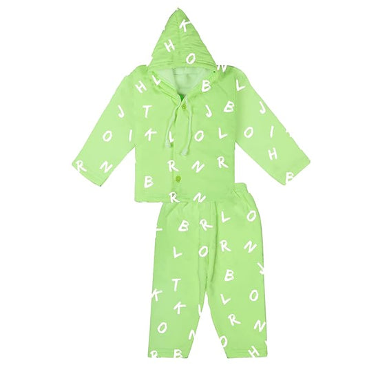 Dowin Baby Boy's and Baby Girl's Front Open Thermal Polyfill Suit for Winters