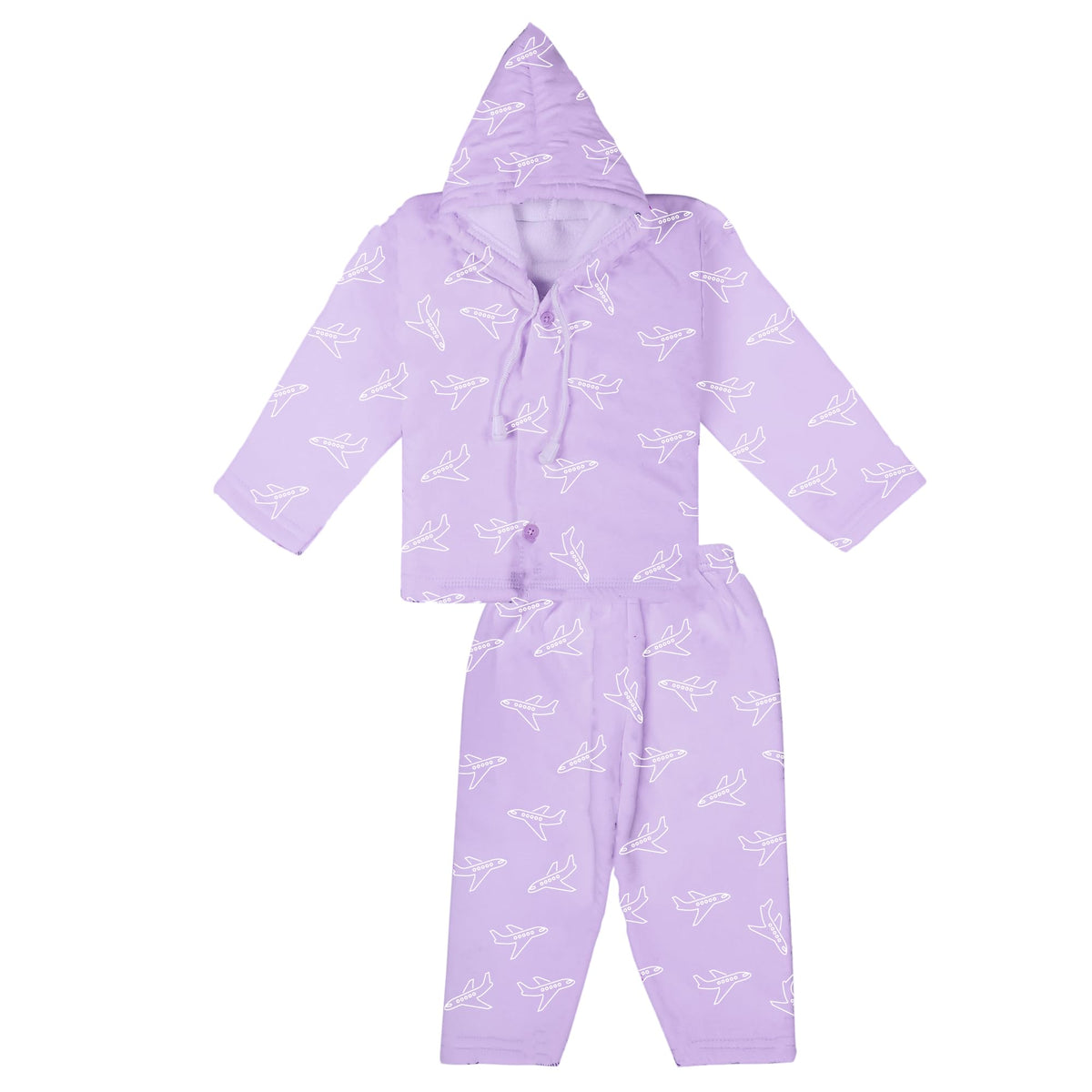 Dowin Baby Boy's and Baby Girl's Front Open Thermal Polyfill Suit for Winters